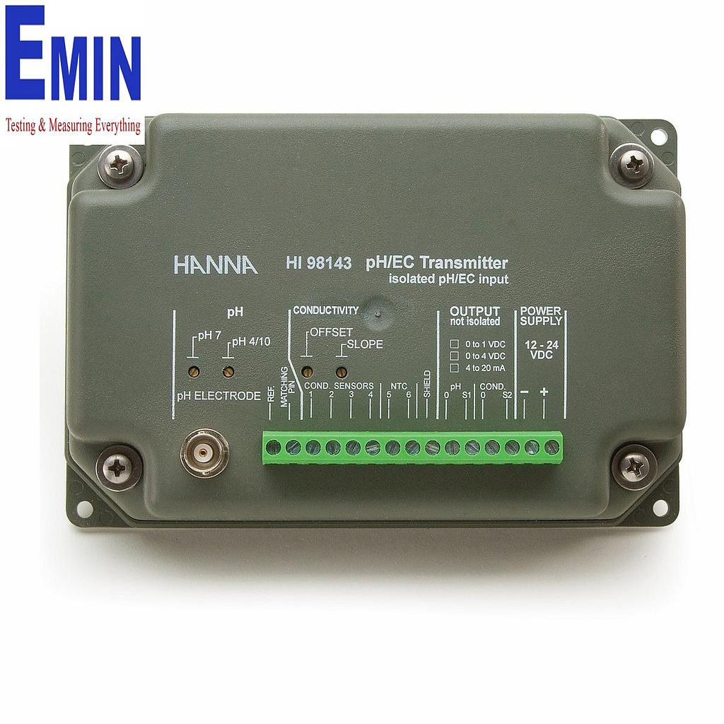 Thiết bị điều khiển và giám sát pH dùng trong hệ thống nước và tủ điện công nghiệp