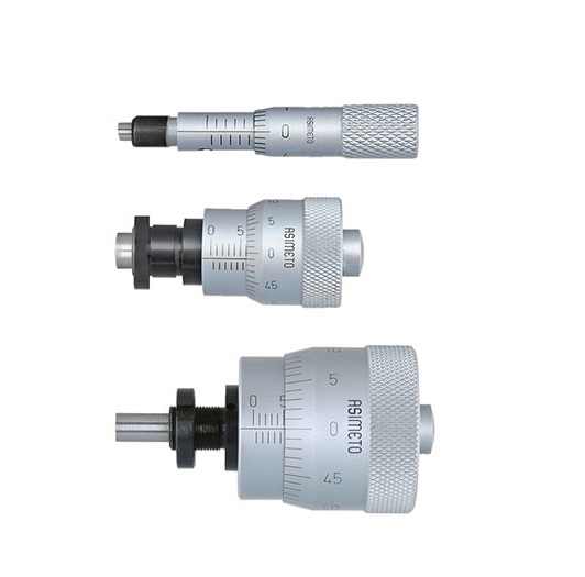 装置や治具への組み込みに用いられるマイクロメータヘッドのイメージ